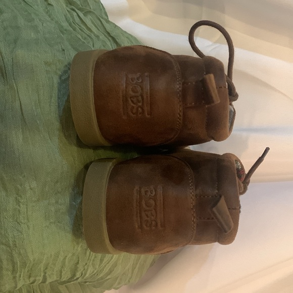 Bobs from Sketchers Brown Memory Foam Ankle Boots - Picture 8 of 10